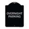 Signmission Overnight Parking Heavy-Gauge Aluminum Architectural Sign, 24" x 18", BS-1824-23514 A-DES-BS-1824-23514 - alternate 1